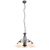 Trio Lighting Hengelampe Rustica, rustfarget, 5 lyskilder| Pendellamper