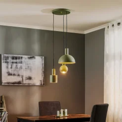 Argon Hengelampe Selma, 3 lyskilder, grønn Best