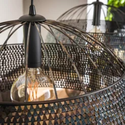 Zijlstra Hengelampe Setengah 2 lysk soppformede skjermer Online