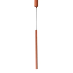 SIGMA Hengelampe Sopel 1, teglrød, 1 lyskilde, stål, Ø 5 cm Best
