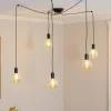 Nowodvorski Lighting Hengelampe Spider i svart, 5 lyskilder| Pendellamper