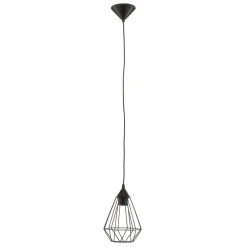 EGLO Hengelampe Tarbes, en lyskilde, 17,5 cm, svart Hot