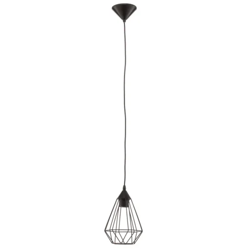 EGLO Hengelampe Tarbes, en lyskilde, 17,5 cm, svart Hot