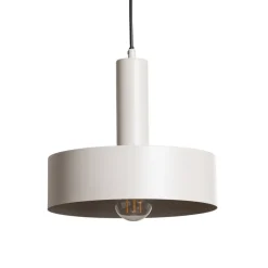 SIGMA Hengelampe Vitrum rund, taupe, sylindrisk, Ø 27 cm| Pendellamper