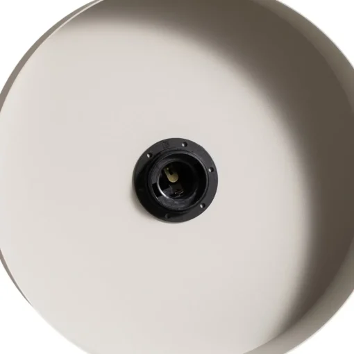 SIGMA Hengelampe Vitrum rund, taupe, sylindrisk, Ø 27 cm| Pendellamper