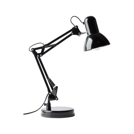 Brilliant Henry skrivebordslampe, svart, høyde 50 cm, justerbar Discount