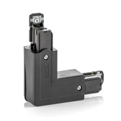 GLOBAL Hjørneforbindelse Noa innvendig leder, svart| Skinnesystem