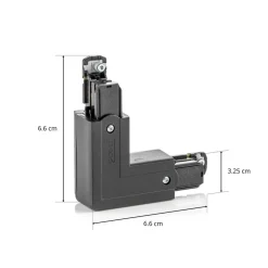 GLOBAL Hjørneforbindelse Noa utvendig leder, svart Online
