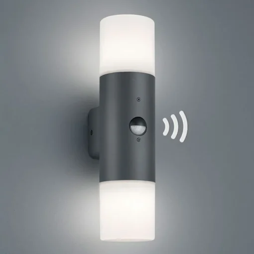Trio Lighting Hoosic – utendørs vegglampe med bevegelsesdetektor Clearance