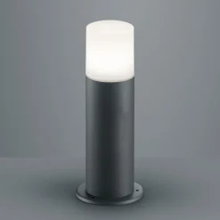 Trio Lighting Hoosic sokkellampe i støpt aluminium, antrasitt Outlet