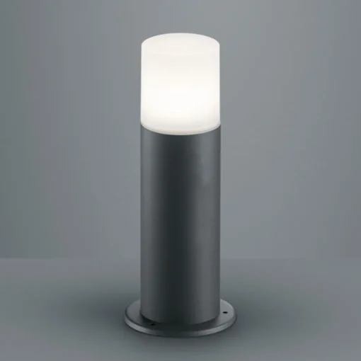 Trio Lighting Hoosic sokkellampe i støpt aluminium, antrasitt Outlet