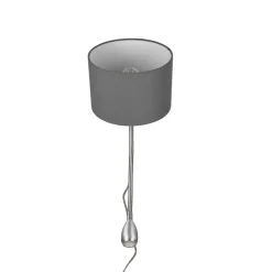 Trio Lighting Hotellvegglampe med LED-leselampe, rund, grå| Vegglamper