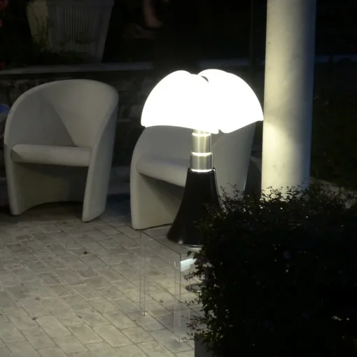 Martinelli Luce Høyderegulerbar bordlampe PIPISTRELLO, svart Sale