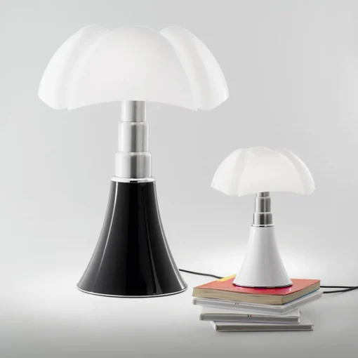 Martinelli Luce Høyderegulerbar bordlampe PIPISTRELLO, svart Sale