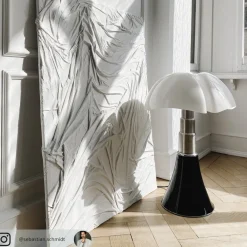 Martinelli Luce Høyderegulerbar bordlampe PIPISTRELLO, svart Sale