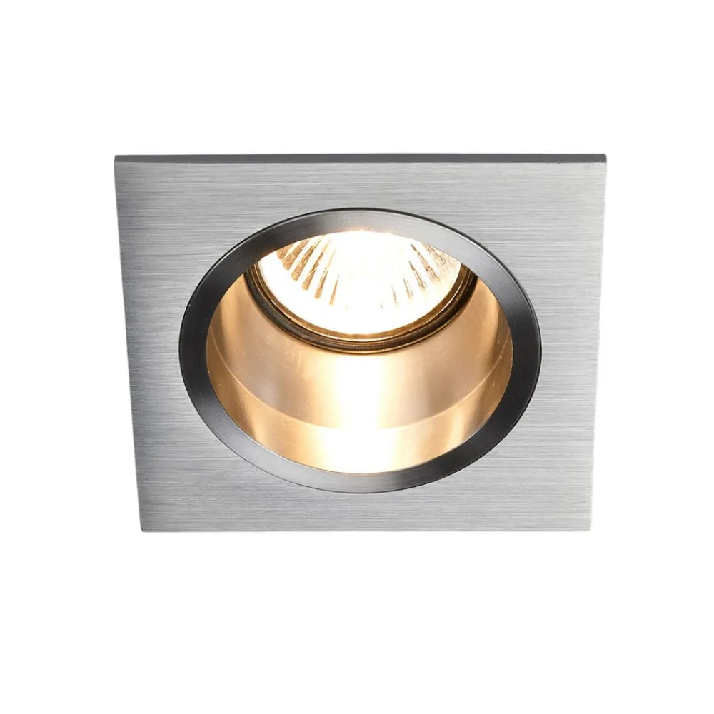 Arcchio Høyvoltsinnbyggingslampe Soley, kantet| Downlights