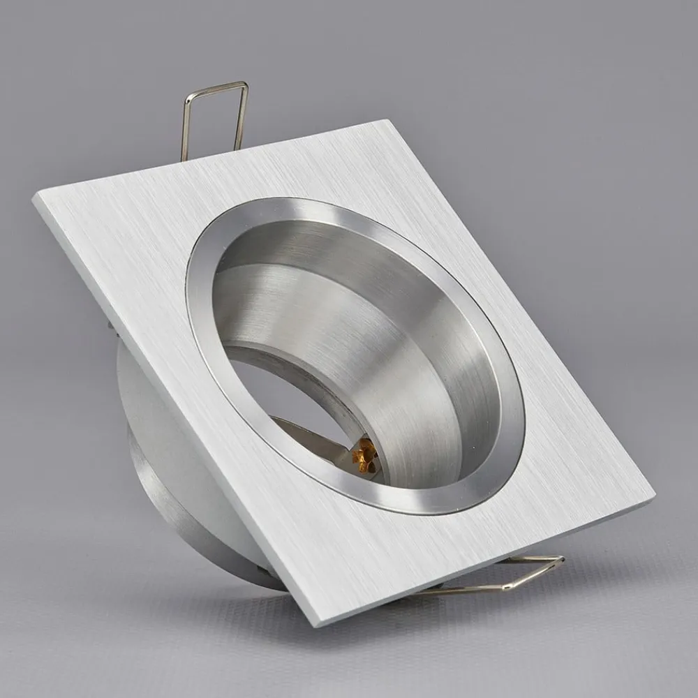 Arcchio Høyvoltsinnbyggingslampe Soley, kantet| Downlights