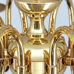 ORION IMKE lysekrone i polert messing med åtte lys Hot