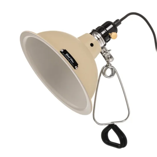 FARO BARCELONA Industrielt utseende - klemmelampe Pepper beige Outlet