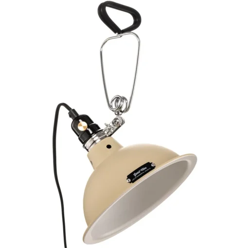 FARO BARCELONA Industrielt utseende - klemmelampe Pepper beige Outlet