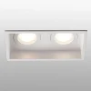 FARO BARCELONA Innfellingslampe Hyde, 2 lyskilder IP44, hvit| Downlights|Spotter I Tak