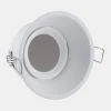 Searchlight Innfellingslampe Slim Trim, hvit, Ø 9,4 cm, IP20, aluminium, GU10 Clearance