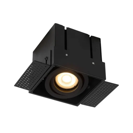 Lucide Innfellingsspot Trimless, 1 lyskilde, svart| Downlights