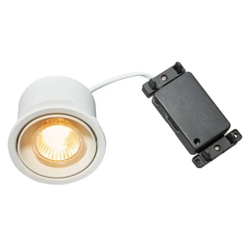 Nordlux Innfelt downlight Sorina, GU10, stiv, metall, hvit| Downlights