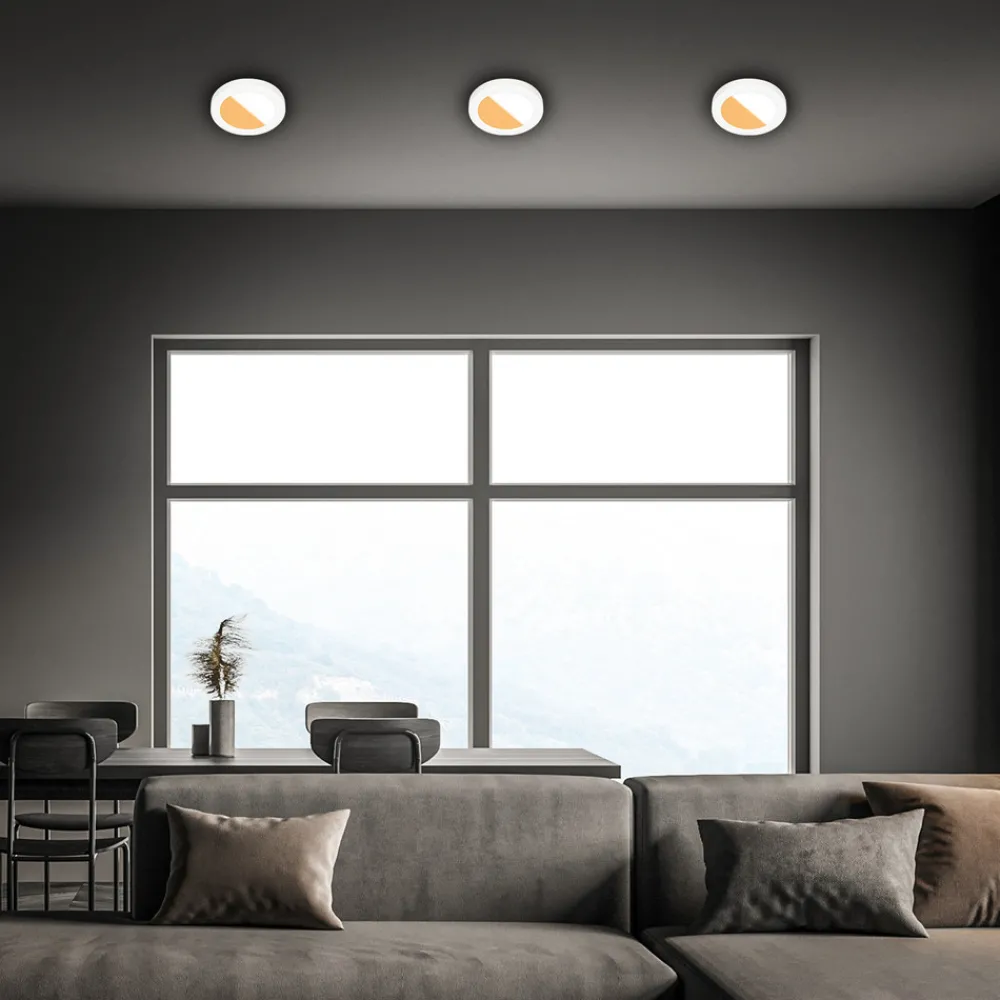 Briloner Innfelt LED-belysning 7609 3 000K/4 000K Ø 14 cm Clearance