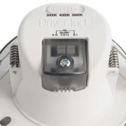 Deko-Light Innfelt LED-taklampe Acrux, Ø 9 cm, svart, CCT| Downlights