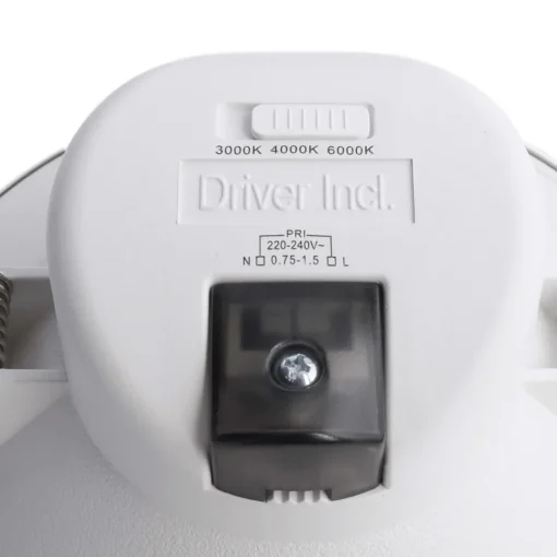 Deko-Light Innfelt LED-taklampe Acrux, Ø 15 cm, svart, CCT Online