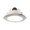 Deko-Light Innfelt LED-taklampe Acrux, Ø 11 cm, sølvmatt, CCT| Butikkbelysning|Kontorbelysning