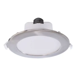 Deko-Light Innfelt LED-taklampe Acrux, Ø 15 cm, sølvmatt, CCT Sale