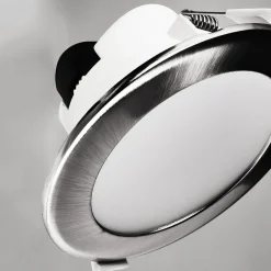Deko-Light Innfelt LED-taklampe Acrux, Ø 15 cm, sølvmatt, CCT Sale