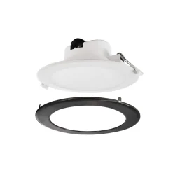 Deko-Light Innfelt LED-taklampe Acrux, Ø 17 cm, svart, CCT| Downlights