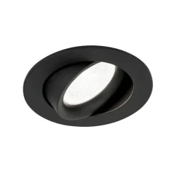 ORION Innfelt spot Choice, aluminium, svingbar, svart| Downlights|Spotter I Tak