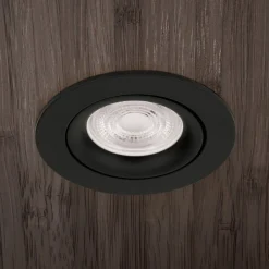 ORION Innfelt spot Choice, aluminium, svingbar, svart| Downlights|Spotter I Tak