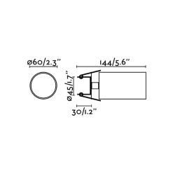 FARO BARCELONA Innfelt spot Stan, hvit, aluminium, Ø 6 cm| Downlights