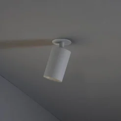 FARO BARCELONA Innfelt spot Stan, hvit, aluminium, Ø 6 cm| Downlights