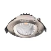 Deko-Light Innfelt taklampe Dione, IP44, 2700 K, nikkel, dimbar Best