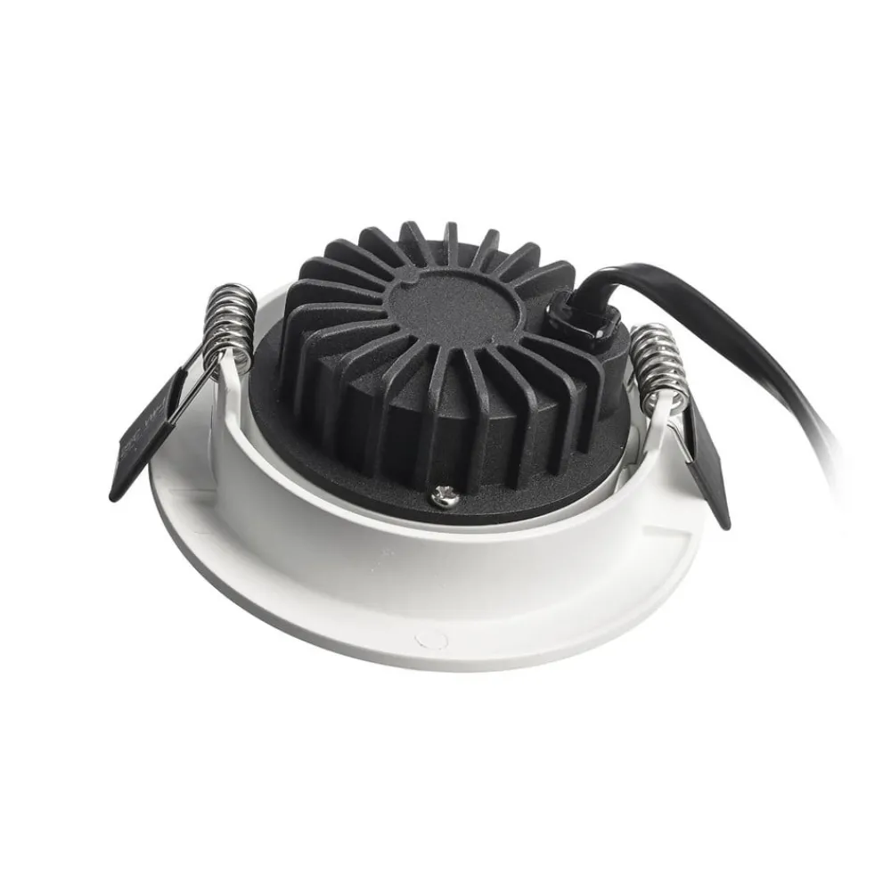 Deko-Light Innfelt taklampe Dione, IP44, hvit, dimbar til varm| Butikkbelysning|Downlights