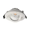 Deko-Light Innfelt taklampe Dione, IP44, 2700 K, hvit, dimbar| Butikkbelysning|Downlights