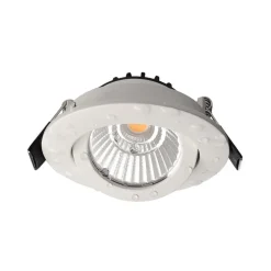 Deko-Light Innfelt taklampe Dione, IP44, 2700 K, hvit, dimbar| Butikkbelysning|Downlights