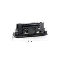 Ivela elektronisk langsgående kontakt, svart Clearance