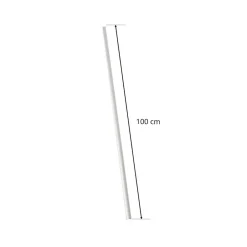 Ivela LKM skinnebeskyttelse, hvit, lengde 100 cm| Butikkbelysning|Skinnesystem