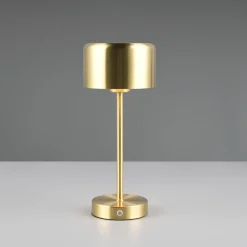Reality Leuchten Jeff LED-bordlampe, matt messing, høyde 30 cm, metall Outlet