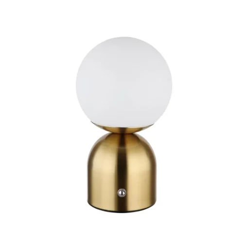 Globo Julsy oppladbar LED-bordlampe, messingfarget, høyde 21 cm, CCT Outlet