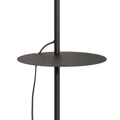 TK Lighting Jump gulvlampe, svart, justerbar, hylle Sale