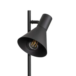 TK Lighting Jump gulvlampe, svart, justerbar, hylle Sale