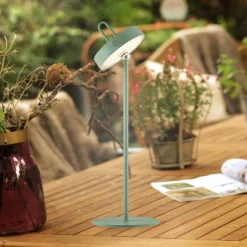 JUST LIGHT. GmbH JUST LIGHT. Amag LED-bordlampe, grønn, jern, IP44| Dekorasjonsbelysning|Bordlamper